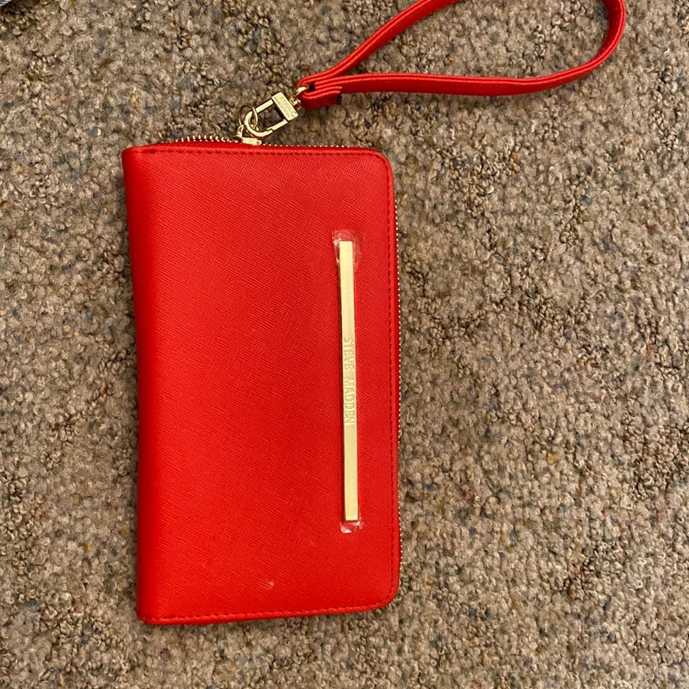 Steve Madden Red Hand Wallet